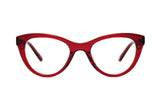 johann wolff sophie red eyeglasses