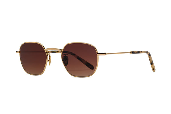 Krewe Ward 24k Titanium Matte Oyster Sunglasses