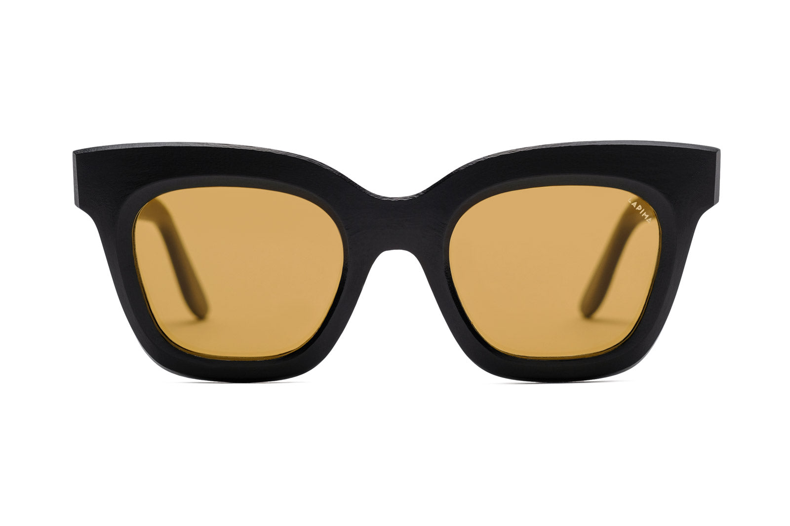 lapima lisa black solid sunglasses