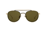 leisure society clairaut gold black gold mirror sunglasses1