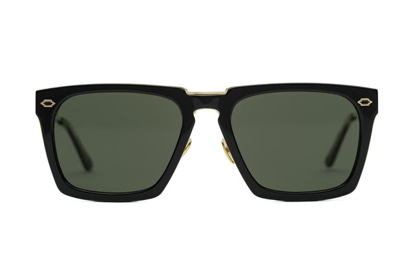 leisure society lugano gold green sunglasses1