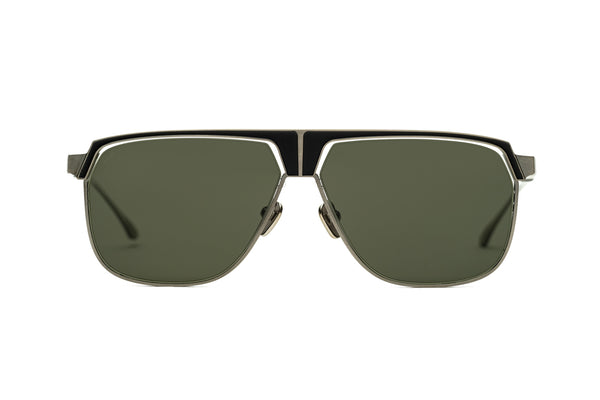 leisure society savoye antique silver black sunglasses1