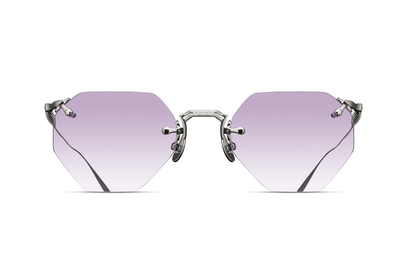 Matsuda M3104C Palladium White Violet Sunglasses