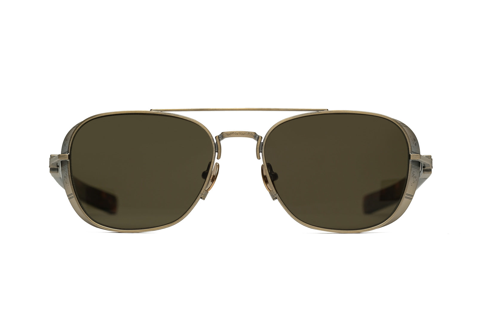 matsuda m3115 Antique Gold Dark Tortoise sunglasses1