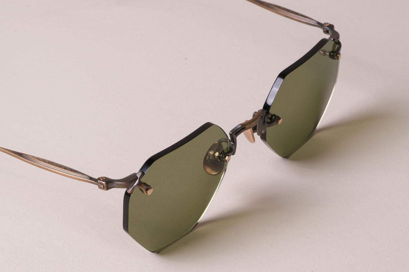 Matsuda M3117 Antique Gold Sunglasses