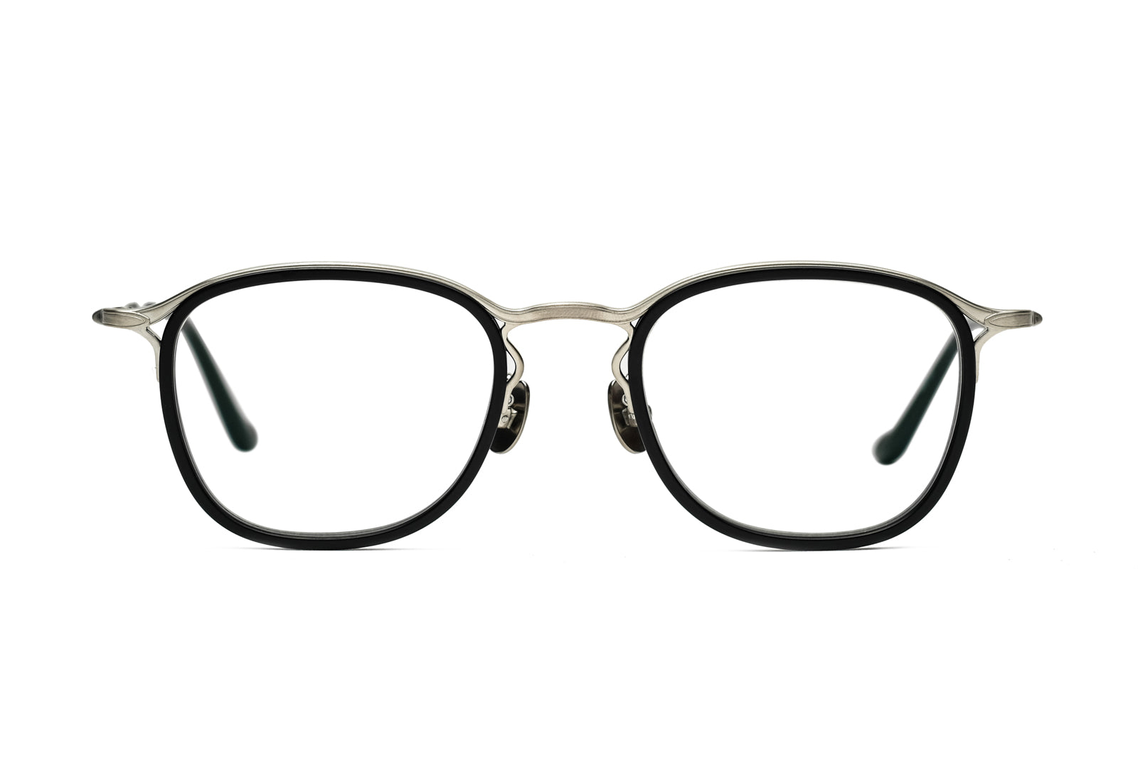 matsuda m3118 grc as silver black eyeglasses1