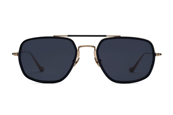 Matsuda M3123 Brushed Gold Navy Sunglasses