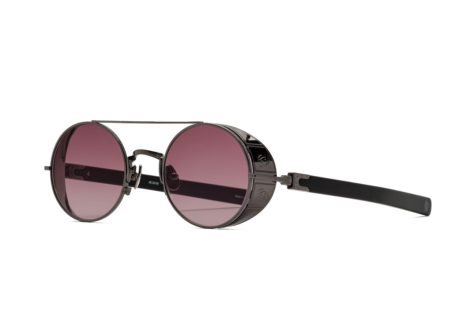 Matsuda M3128 Ruthenium Matte Black Sunglasses