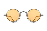 Matsuda 10601H Matte Black/Yellow Sunglasses