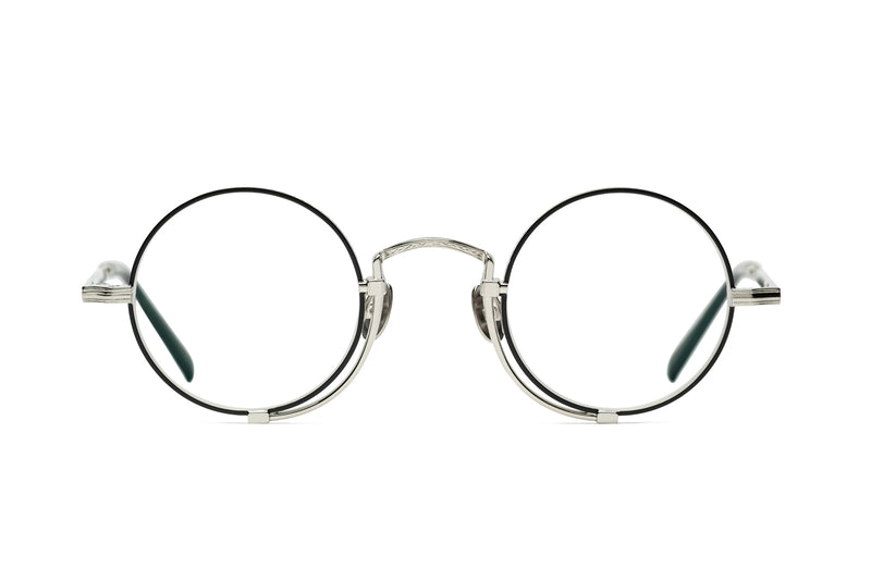 matsuda 10103H palladium white matte black eyeglasses