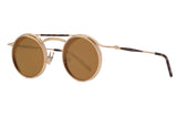 Matsuda 2903H Matte Gold Mirror Sunglasses