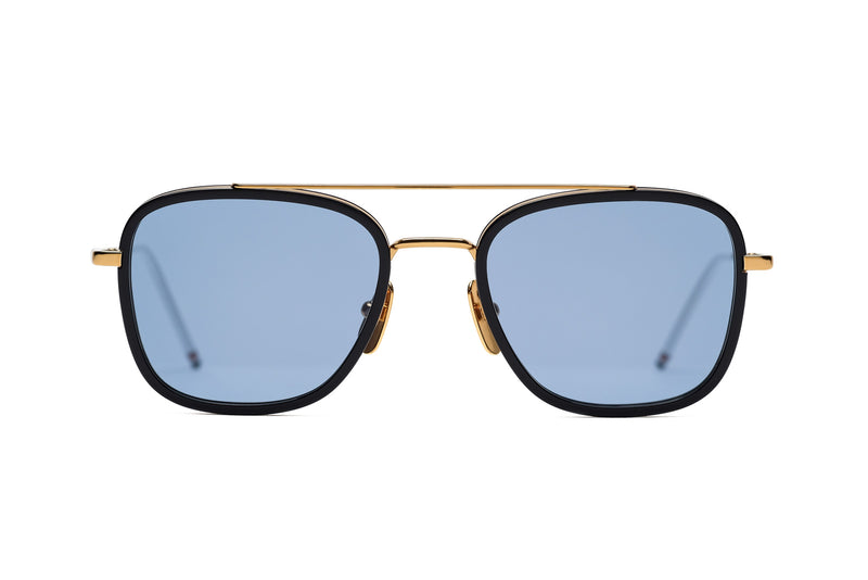 thom browne tb800 gold blue sunglasses