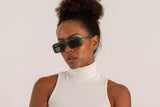 Vava WL0053 Green Sunglasses Model